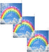 STAYTOP Rainbow Muslin Baby Washcloths Pack of 3 - Soft Face Cloths for