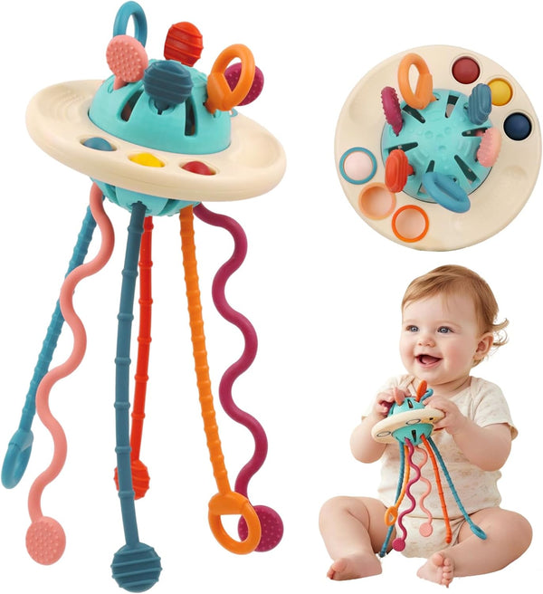 Fyxttalor Baby Toy for 12M+, Montessori Sensory Toy Play Set for Toddlers, UFO