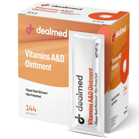 Dealmed A&D Ointment | Diaper Rash Cream for Baby with Vitamins A