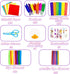 2000 Pcs DIY Arts and Crafts Supplies Kit for Kids, All in 1 Crafting Collage Activity for Toddlers Age 5-9
