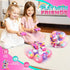 Girls,360 4WD 3 4 5 6 7 8 Unicorn Remote Control Car for Rotating Stunt RC Cars with Lights,Pink Car Toys for Kids,Fun