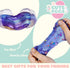12 Joyin Pcs Prefilled Easter Eggs with Galaxy Slime, Colorful Putty with Toys, Stress Relief Sludge Toys for Kids