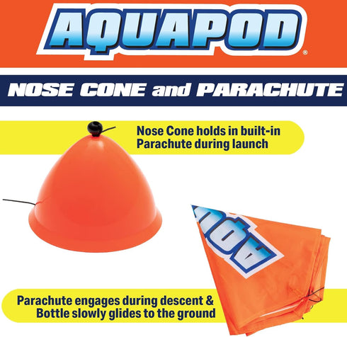 Original AquaPod Water Bottle Rocket Launcher, Ultimate Accessory Pack for Fun & Educational STEM Toy