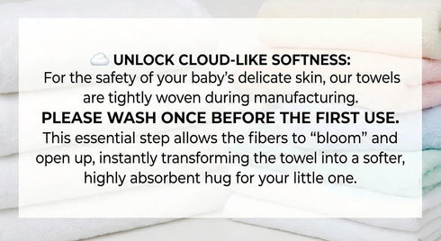 Gucilulu 3 Pack Hooded Baby Towel - Premium Soft Bath Towel for Baby, Newborn,Infant - Ultra Absorbent,Natural Baby