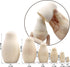 AEVVV Blank Nesting Dolls Set 6 pcs - Unpainted Russian Nesting Dolls - Unfinished Doll - Russian Nesting Dolls to Paint - Blank Doll - DIY Nesting Dolls