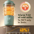 120W 18000mAh 316 Portable Bottle Warmer with Fast Heating, Portable Milk Warmer for On-the-Go Use, Rechargeable