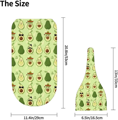 Cute Avocado Newborn Swaddle Blanket with Hat Sets Newborn Receiving Blanket for Boy Girl Swaddle Sack Shower Infant Gift by Midaivu