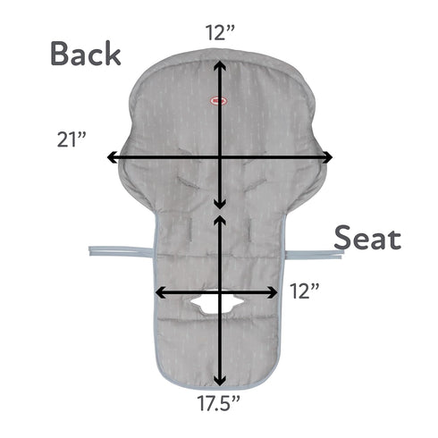 Water-Resistant High Chair Cover for Babies - Nuby Arrow Print