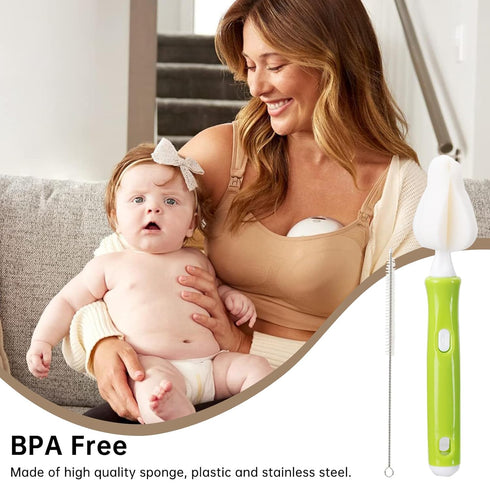 TEITEAI Momcozy Breast Pump Cleaning Kit, Compatible with Breast Pumps, Breast Pump Cleaning Brush, Breast Pump Brushes