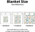 Personalized Baby Blankets for Boys Girls, Custom Baby Blanket with Name, Dinosaur Letters Theme, Super Soft Fleece