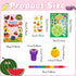 72 Summer Set Cinrobiye Pcs Fruit Coloring Book Bulk with Stacking Pencils, Tutti Frutti Party Favors, Tropical Hawaii