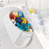 Saddle Shape Bath Toy Organizer, 2 Compartments Wide Opening Mesh Bath Tub