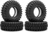 OGRC 1.0 Crawler Tires, Super Soft and Sticky with Dual Stage Foam for SCX24 Gladiator Bronco C10 JLU Deadbolt