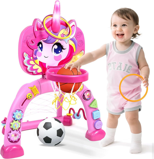 Marstone Toys for 1 Year Old Girl Gifts: Toddler Basketball Hoop and