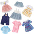 Alive Doll Clothes and Accessories - 6 Sets of Baby Doll Dresses for 10-12 Inch Girl Dolls, Great Gifts
