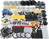 270pcs Technic-Parts Gears-Axle-Pin-Connector - Compatible with Lego-Technic, Wheels Link Chain Gear Rack Steering
