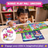 Funcils Dot Art Activity - Unicorn & Princess Sticker Art Kit for Kids, Toddler Craft Supplies for Ages 3-7