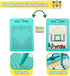 2-in-1 Double-Sided Magnetic Drawing Board for Kids & Toddlers Magnet Doodle Board with Beads, Magnetic Dot Art Toys