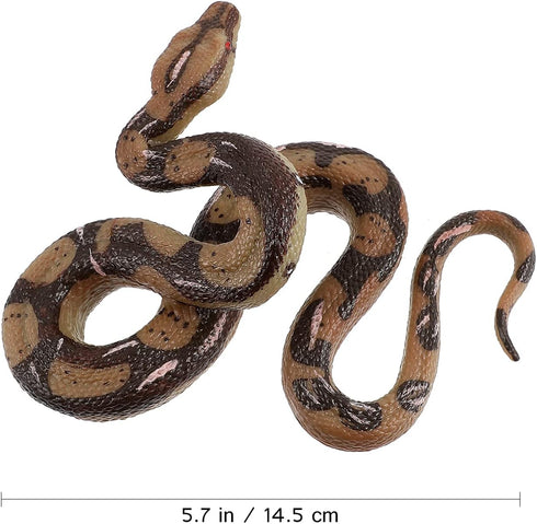 Amosfun Realistic Fake Snakes Toy, Scary Snake Figure for Halloween Decoration Props and Pranks