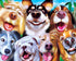 MasterPieces Selfies 4-Pack Kids Jigsaw Puzzles, Silly Animal Selfies for Ages 6 & Up