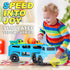 2 3 4 3 1 2-4, Toddler Toys for Year Old Boys, Wheat Straw Toy Cars, No BPA Dump Truck, Mixer Cement, in Transport