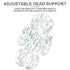 2-in-1 DILIMI Infant Car Seat Insert, Carseat Head Support for Newborn, Soft Baby Head Support for Car Seat, Stroller