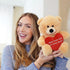 I Miss Your Face So Effin Much - 10" Teddy Bear & Gift Bag, Funny Plush Gift for Girlfriend, Boyfriend, or Best Friend