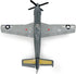 P-51 Set, 258 1:25 GJ-P51 General Jim's WWII US Mustang Historical Fighter Plane Brick Building Blocks Pieces, Scale