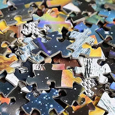 1000 Pieces Jigsaw Puzzle for Teens, Jesus Cross Wooden Puzzles for Adults and Kids, Fun Entertainment Gift