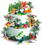 OrgMemory 27pcs Dinosaurs Trees Cake Decorations, Mini Dinosaur Toys for Crafts or Cake