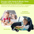 1-3, 1 Felt Busy Book for Toddlers Montessori Busy Board for Year Old, Quiet Book Airplane Travel Toys, Sensory Early