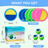 Set 6 3 3 4 5 6 7 8+ Weehoey Beach Games - Kids Toys - Outdoor Games for Kids, Toss and Catch Ball with Paddles Balls