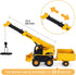 3+ 3-8 SASBSC Toy Trucks Big Crane Truck Toys for Year Old Boys with Sound and Light Friction Power Trucks Birthday