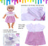 Digabi 12'' 13'' 14'' 15'' 360Sewing Pack 18 Set Baby Doll Clothes - Fits Girl Baby Dolls Clothes Dresses