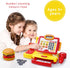 FS Toy Cash Register for Kids, True Barcode Scanner & Calculator, Pretend Play Shopping Set for Ages 3-8