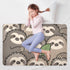siphylline 52" 34" Cute Cartoon Sloth Brown Extra Large Resuable Baby Bed Pad Highly Absorbent Diaper Changing Pad