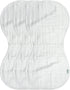 4 100% green sprouts Muslin Burp Cloths made from Organic Cotton | absorbent layers protect from sniffles,drips