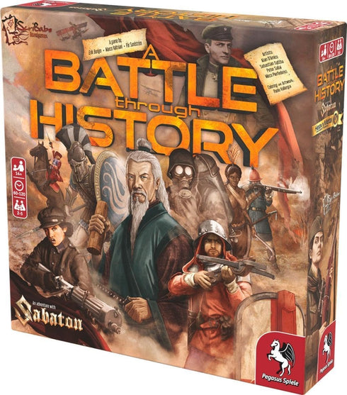 A Battle Through History Board Game by Pegasus Spiele, 2-5 Players, Family Game Night for Ages 14+