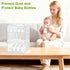Engorgio Organizer,3/4 Countertop Baby Bottle Tier Bottles Storage Organizers,Clear Station Organizer ContainerClear