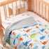 HOMRITAR Baby Blanket for Kids, Super Soft Minky Blanket with Dotted Backing, Dinosaurs Multicolor Printed for Toddlers