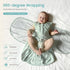 1.0 3-6 Baby Swaddle Sleep Sack, Tog New-Parent-Friendly Swaddle for Newborns & infant Months Baby Wearable Blanket