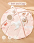 Tummy 5 0-12 Fortella Baby Play Gym & Activity Mat, Machine Washable & Foldable Time Mat with Detachable Toys