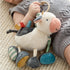 0 Itzy Ritzy Link & Love Toy for Stroller or Car Seat Features Textured Ribbons, Crinkle Sounds, Clinking Rings