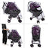 Baby Stroller Rain Cover, Universal Front Opening PVC Transparent Waterproof Wind Rain Weather Protector