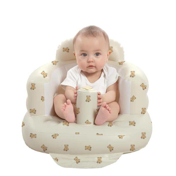 AGITVPS Upgrade Inflatable Baby Seat with Tray for Babies 3-36 Months, Built