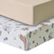 2 Pack Crib Sheets for Boys & Girls Snug Full Elastic Fit