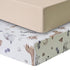 2 Pack Crib Sheets for Boys & Girls Snug Full Elastic Fit