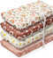 Jola's House 4 Pack Boho Nursery Sheets - Sunshine and Rainbow Design, Neutral Unisex