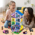 Set 1317 4 8-14+ HOGOKIDS Girls House Building with LED Light - PCS Friends Villa Block Toy with Car and Pool, Garden