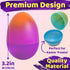 stargo 8 Pack 3.2 Set - Plastic Easter Eggs Empty Large Plastic Eggs Fillable for Easter Egg Hunt, Easter Egg Basket